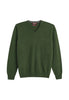 MCS Maglione con Scollo a V G12 Lambswool V Neck Knit 11MKN102-03501 Forest