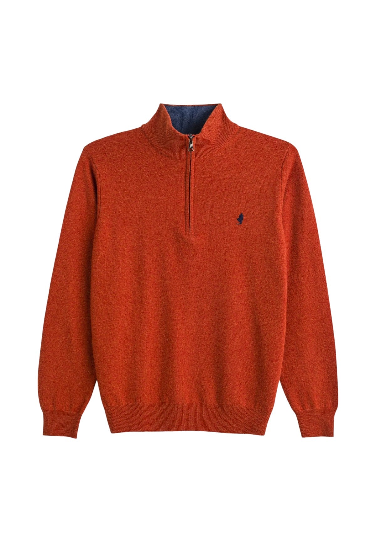 Maglione Collo Alto G12 Lambswool Half-Zip Knit 11MKN103-03501 Clay