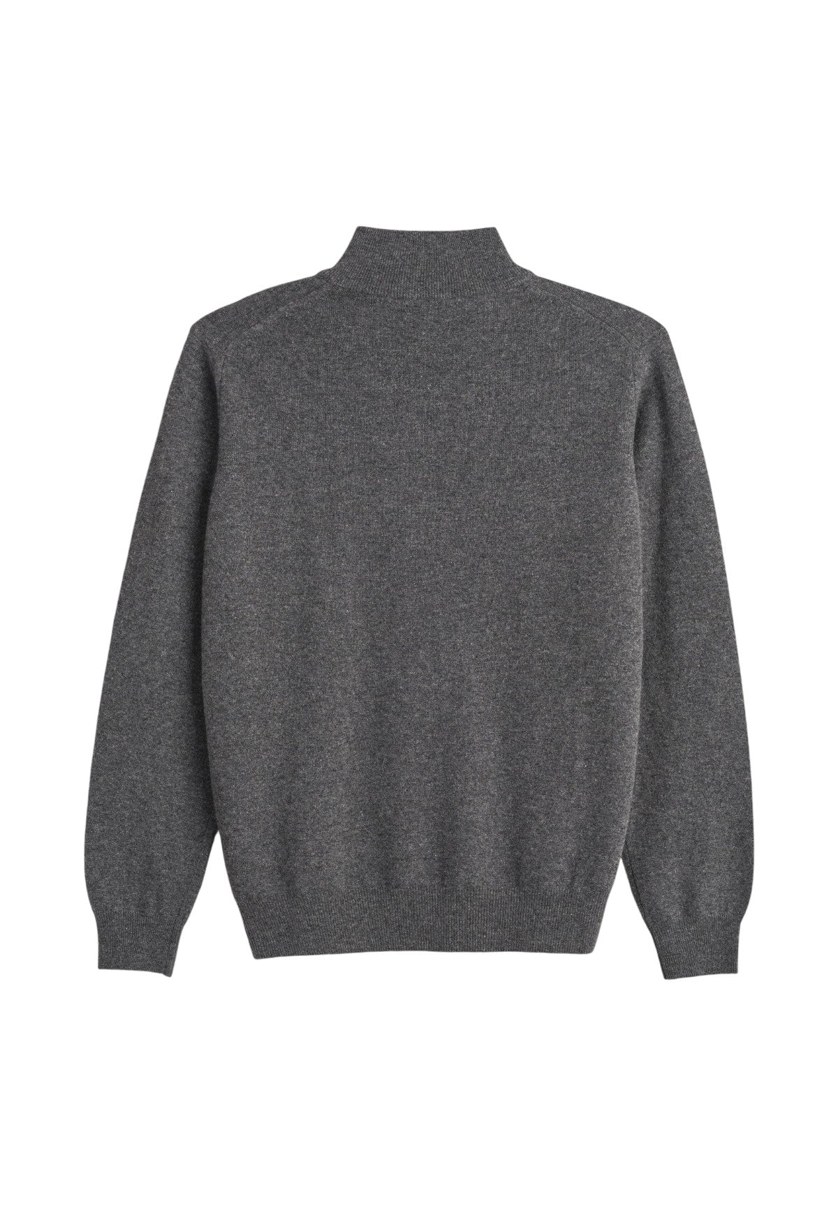 Maglione Collo Alto G12 Lambswool Half-Zip Knit 11MKN103-03501 Dark Melange Gray