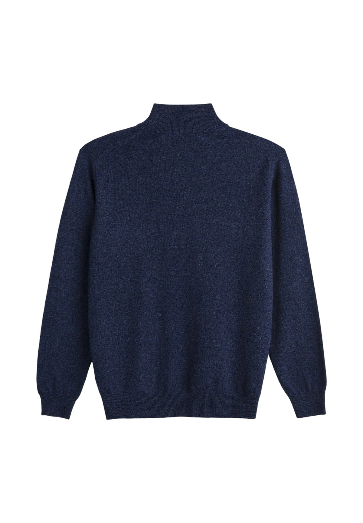 Maglione Collo Alto G12 Lambswool Half-Zip Knit 11MKN103-03501 Blue Note