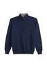 MCS Maglione Collo Alto G12 Lambswool Half-Zip Knit 11MKN103-03501 Blue Note