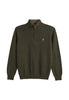 MCS Maglione Collo Alto G12 Lambswool Half-Zip Knit 11MKN103-03501 Dark Melange Gray