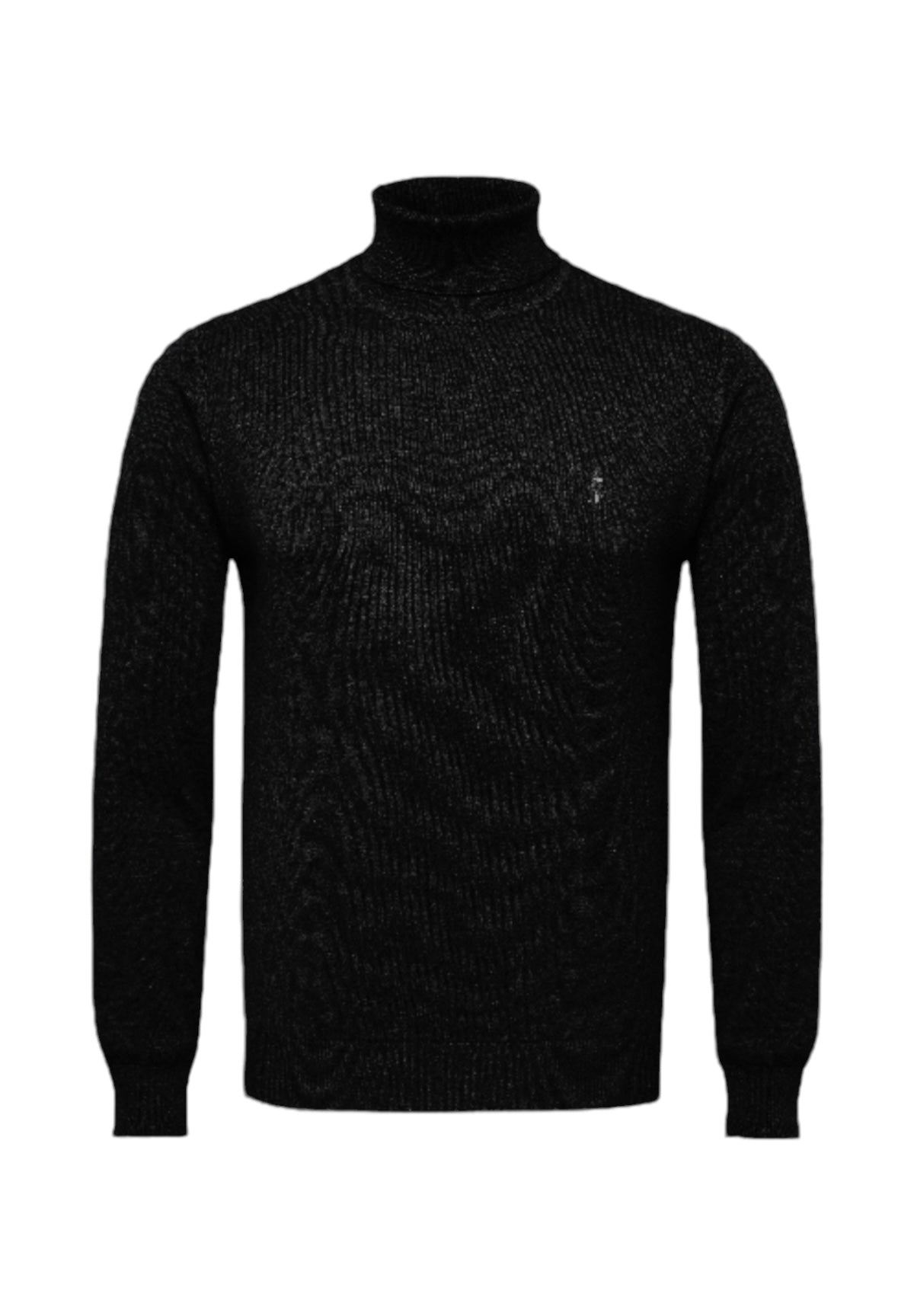 Maglione Collo Alto G12 Cotton/Wool Turtle Neck Knit 11MKN111-03504 Pitch Black