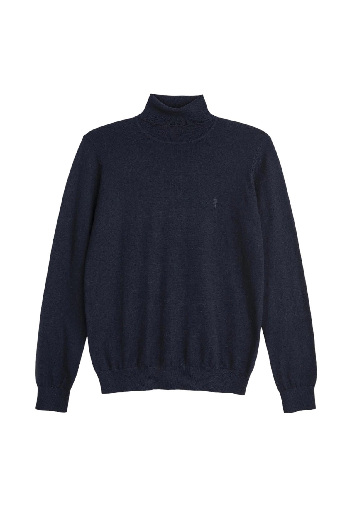 Maglione Collo Alto G12 Cotton/Wool Turtle Neck Knit 11MKN111-03504 Blue Navy