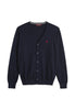 MCS Cardigan G12 Cotton/Wool Cardigan Knit 11MKN112-03504 Blue Navy