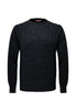 MCS Maglione Girocollo G7 Cable Crewneck Knit 11MKN116-03507 Blue Navy