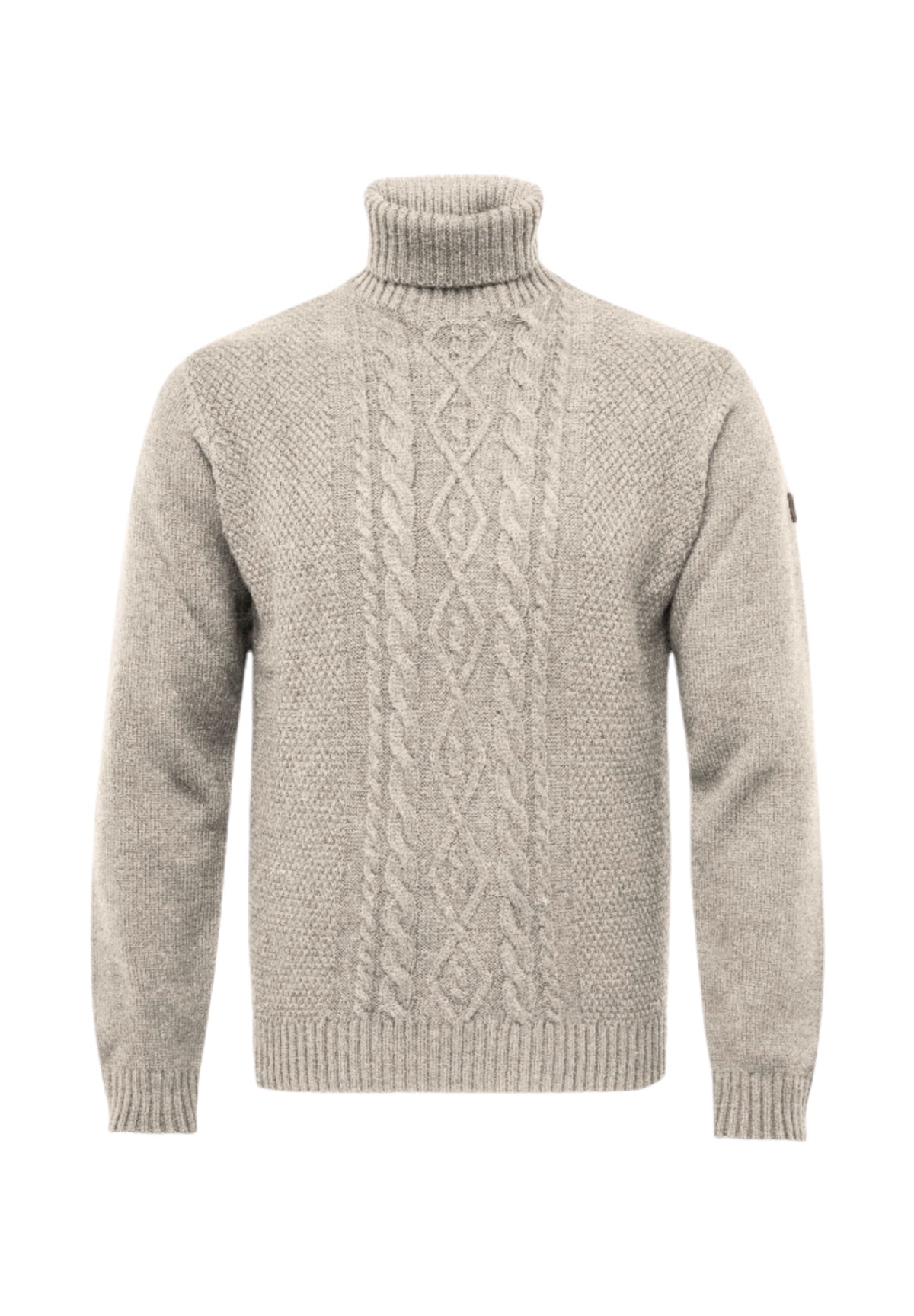 Maglione Collo Alto G7 Wool Blend Turtle Neck Knit 11MKN121-03510 Chalk