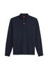 MCS Polo Piqué Interlock Long Sleeve Polo 11MPS020-03301 Pitch Black