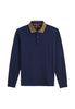 MCS Polo Jersey Corduroy Details Jersey Long Sleeve Polo 11MPS024-03302 Fall Leaf