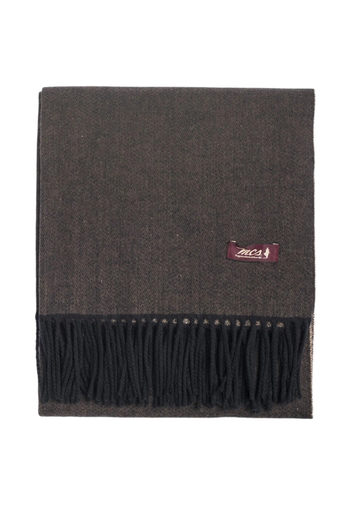 Sciarpa Herringbone Scarf 11MSF001-02910 Tobacco Field