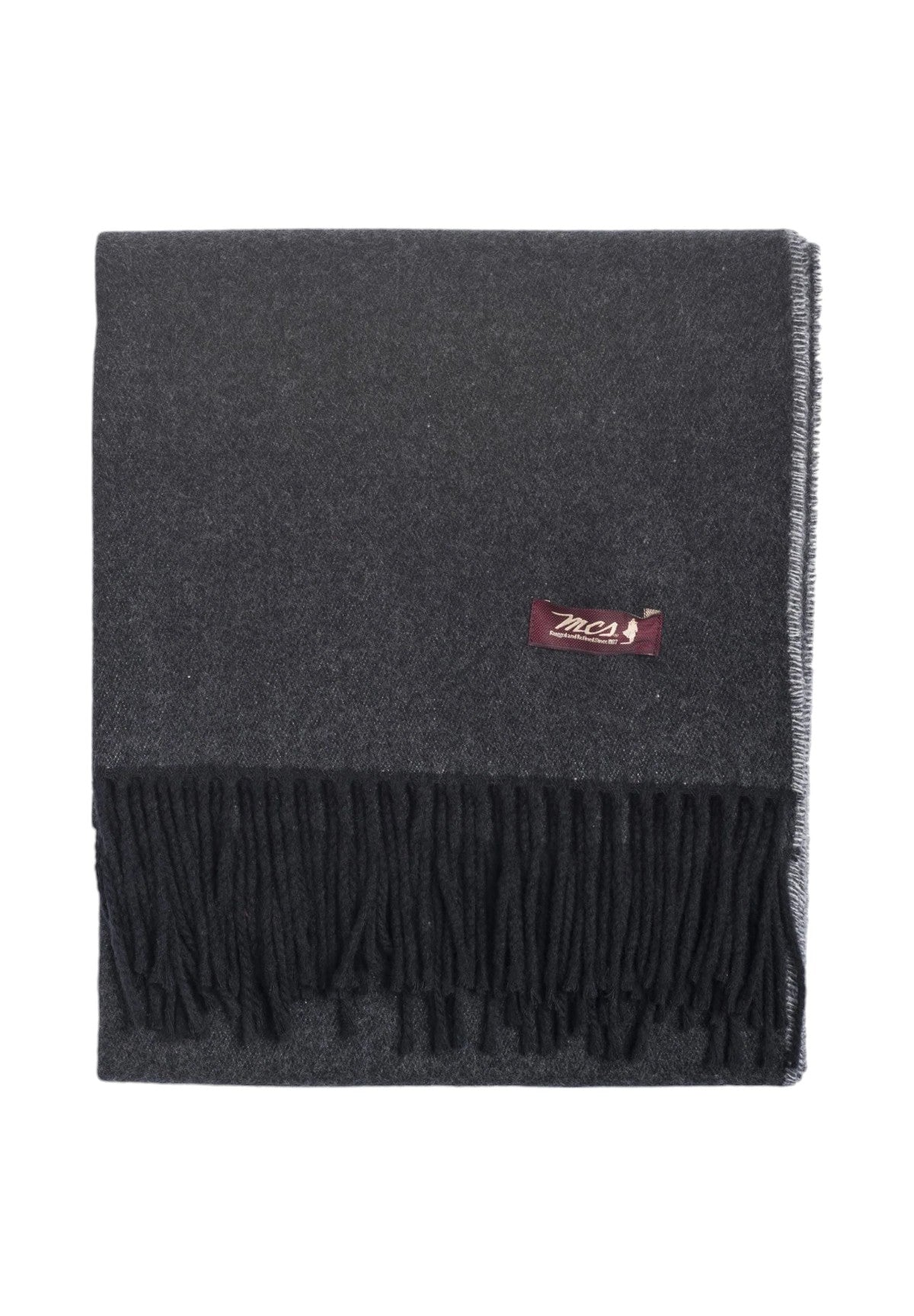 Sciarpa Herringbone Scarf 11MSF001-02910 Dark Melange Gray