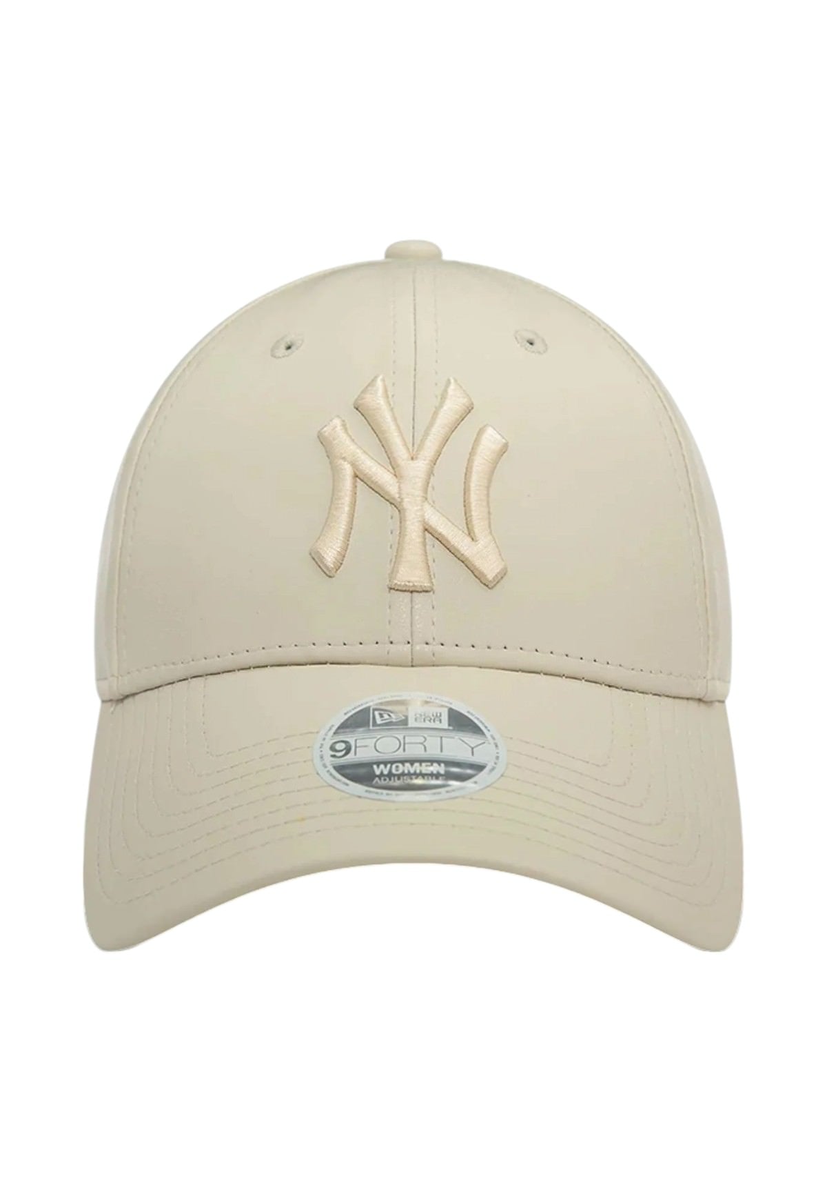 Cappello Da Baseball 9forty New York Yankees Faux Leather Womens 60364299 Light Beige