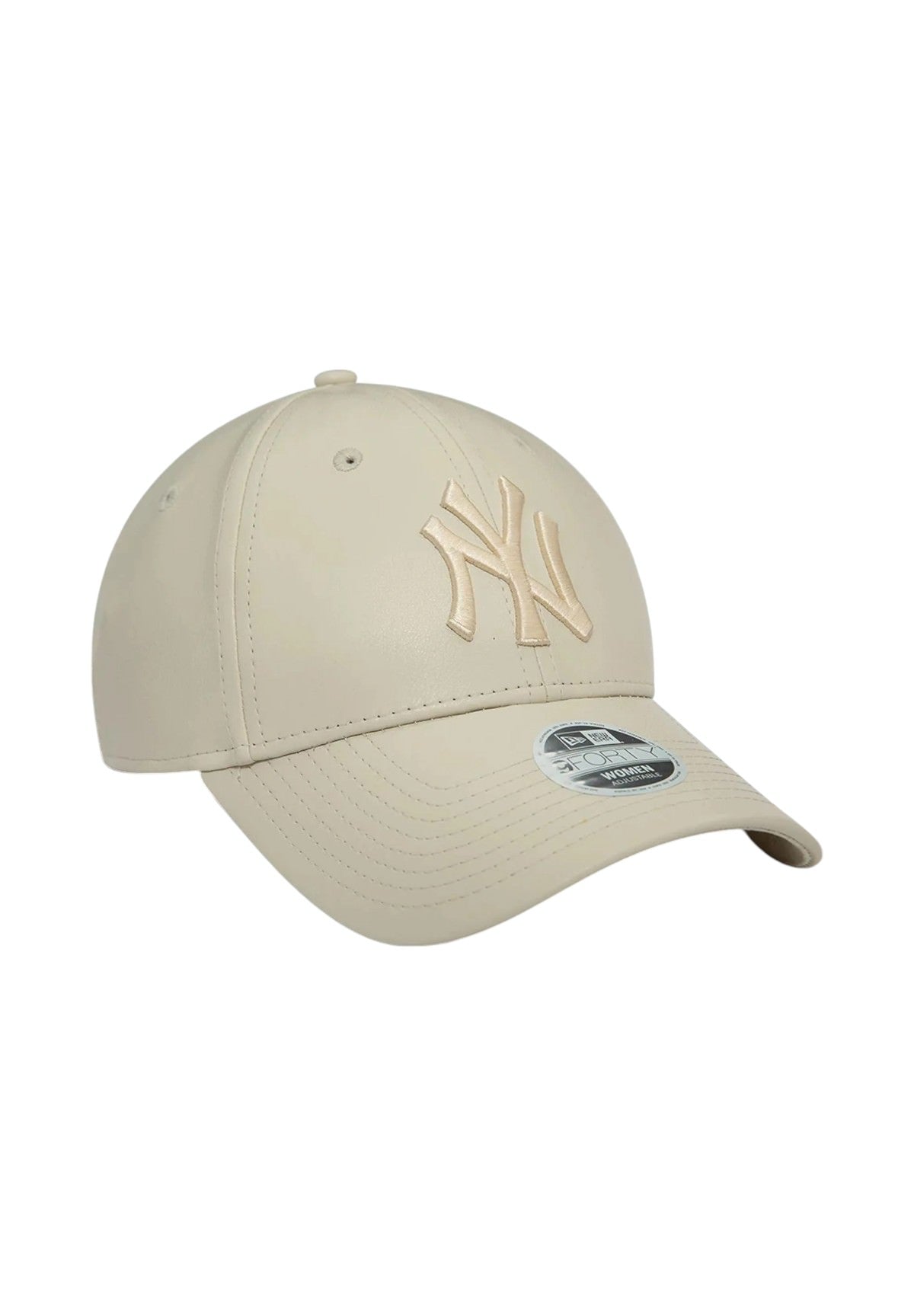 Cappello Da Baseball 9forty New York Yankees Faux Leather Womens 60364299 Light Beige