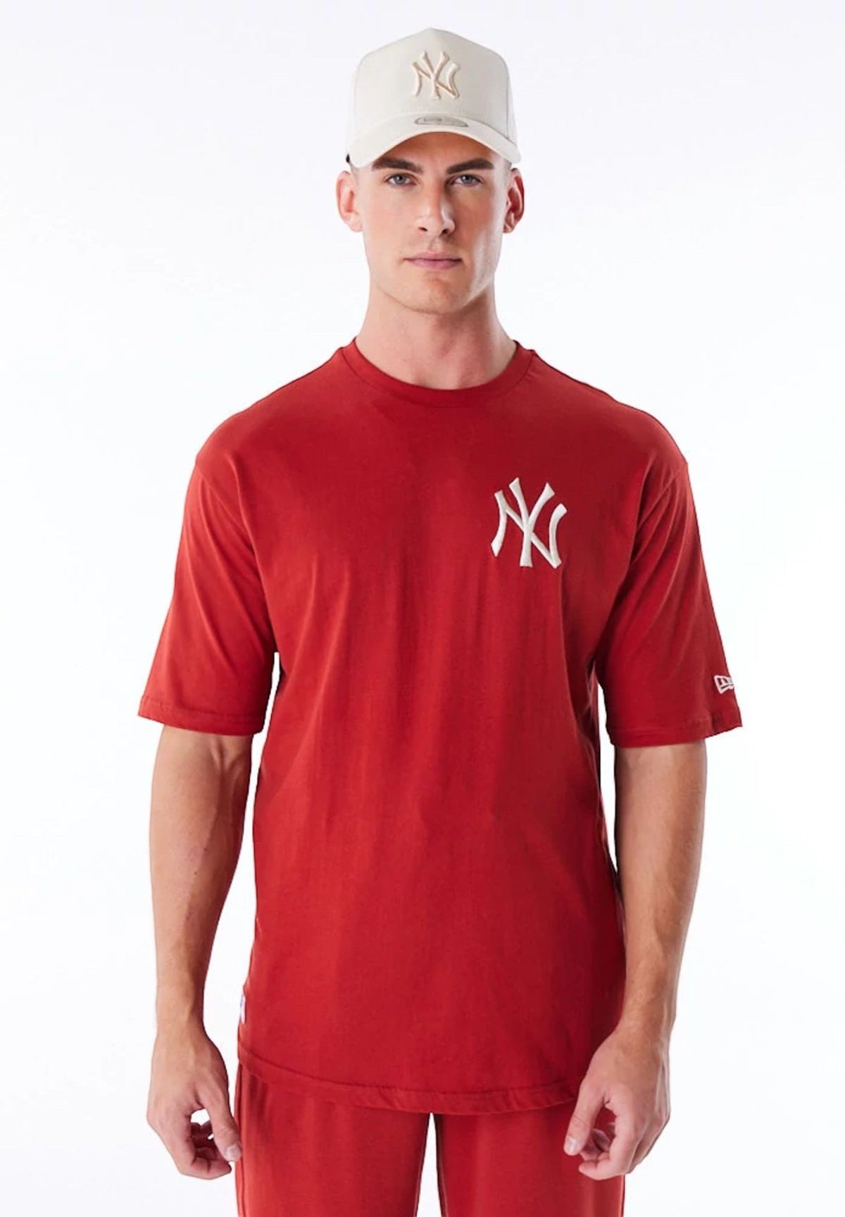 T-Shirt A Maniche Corte New York Yankees League Essential 60564754 Rust, Copper