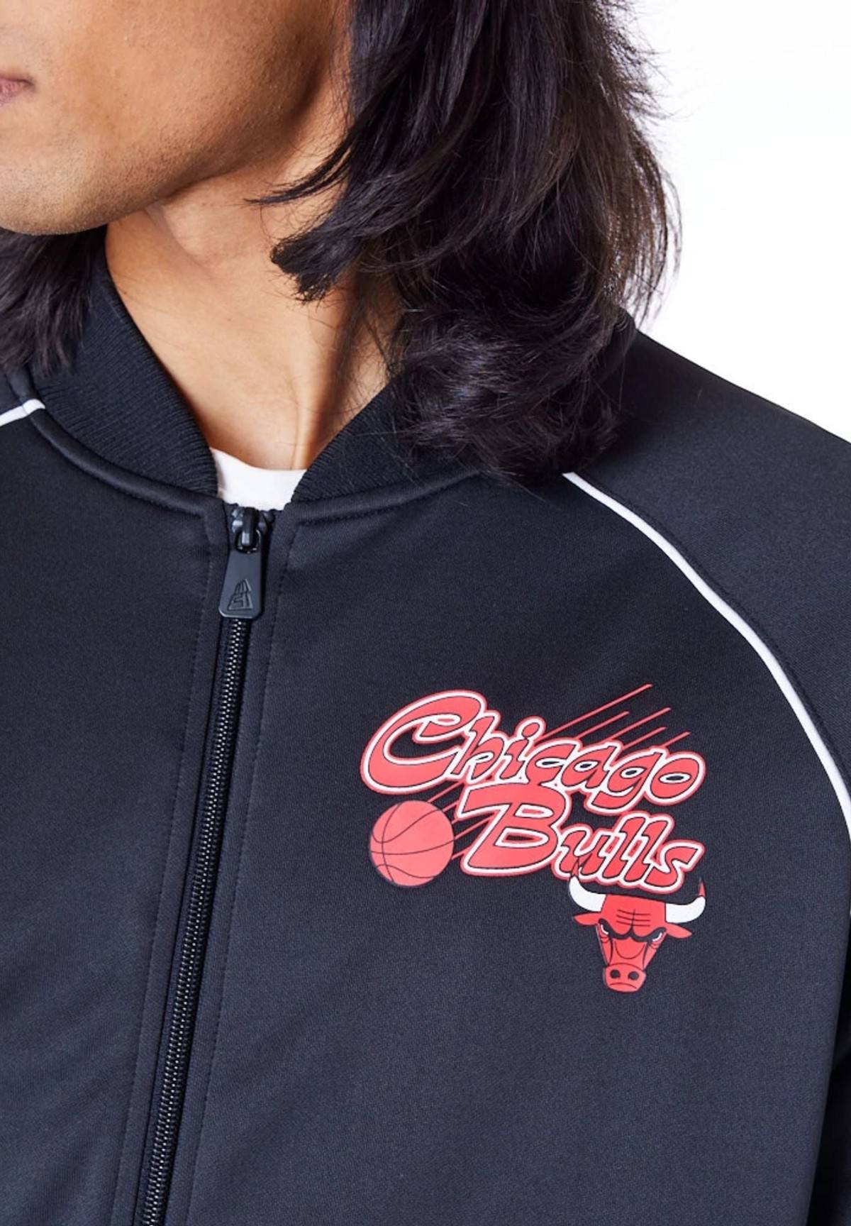 Felpa FulL-Zip Chicago Bulls Nba Script 60564781 Black