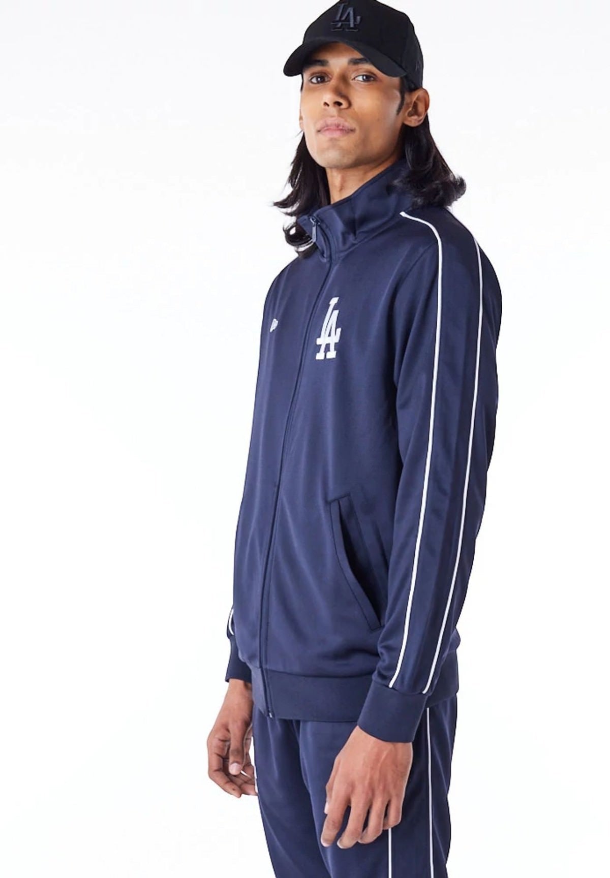 Felpa FulL-Zip La Dodgers Mlb 60564823 Dk Blue