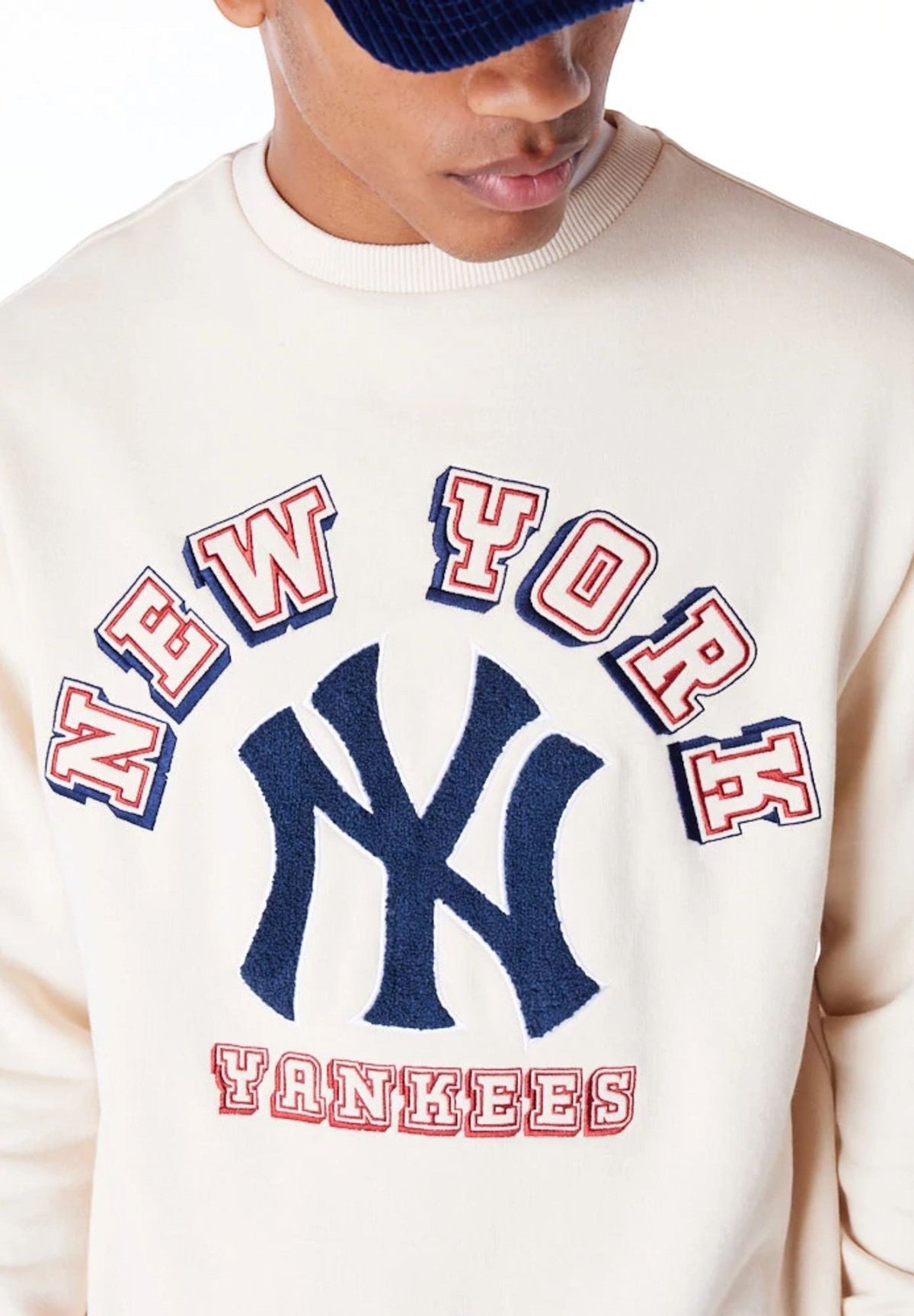 Felpa Girocollo New York Yankees World Series 60564885 Light Beige