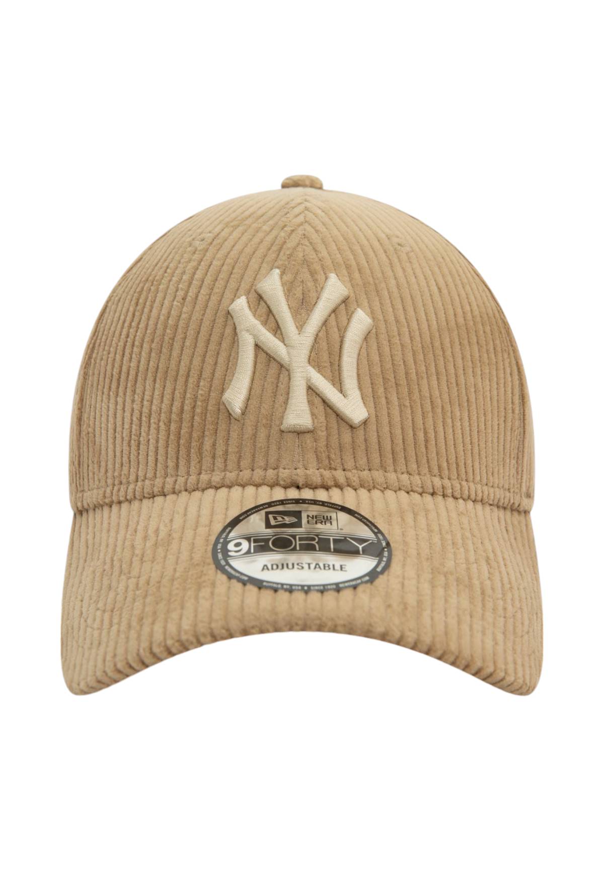 Cappello Da Baseball 9forty New York Yankees Cord 60565329 Med Beige