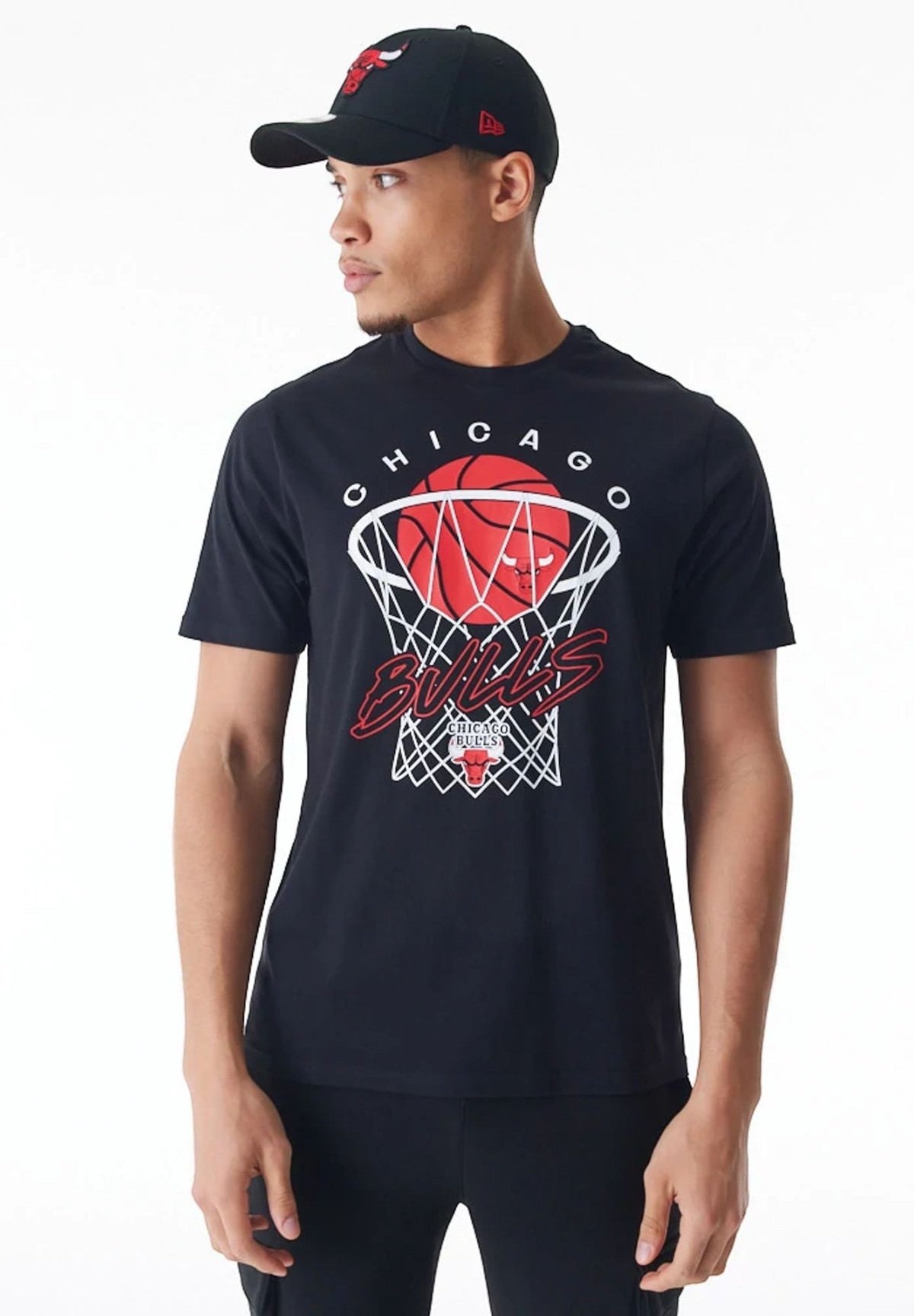 T-Shirt Con Stampa Chicago Bulls Nba Net Graphic 60578577 Black