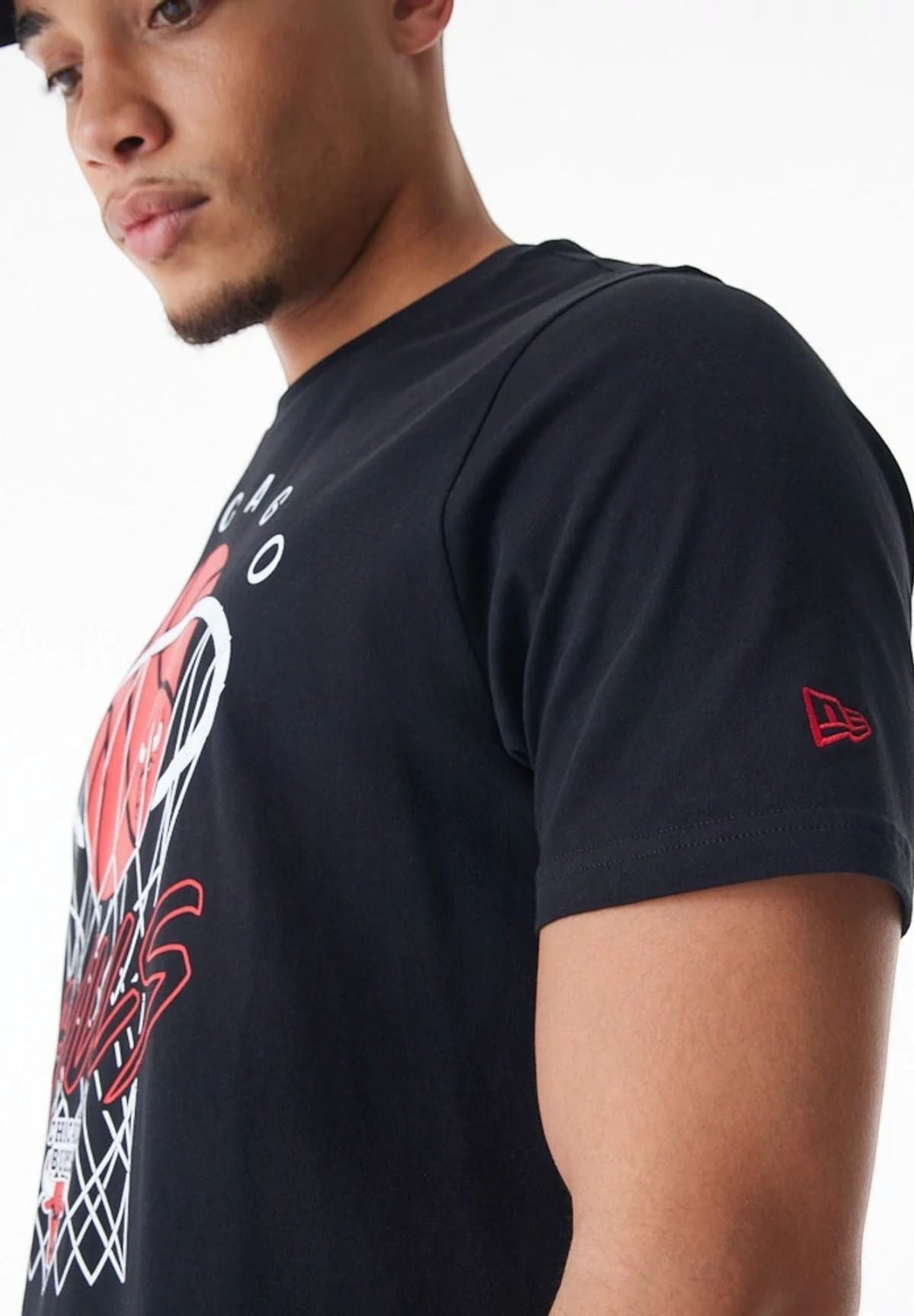 T-Shirt Con Stampa Chicago Bulls Nba Net Graphic 60578577 Black