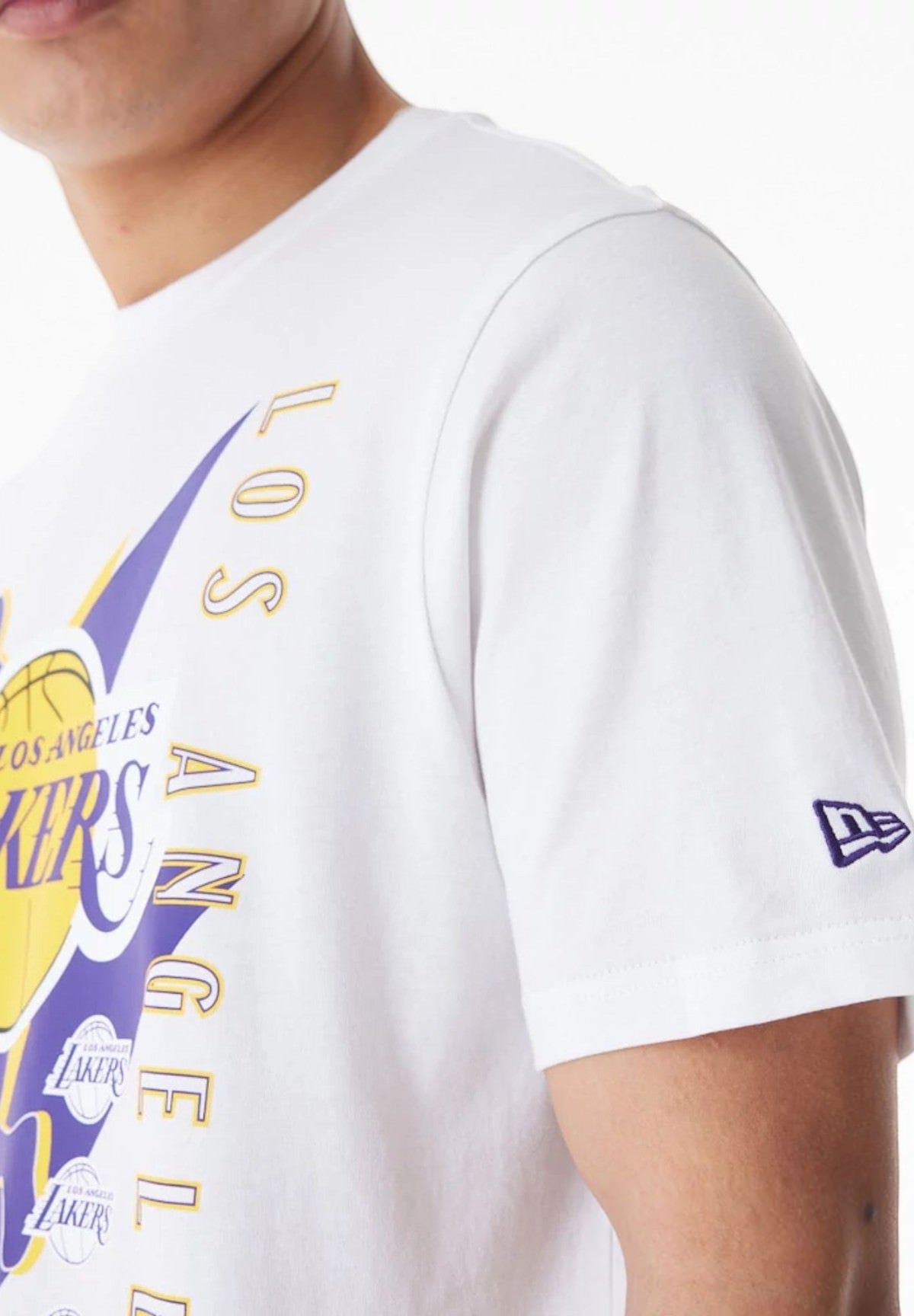 T-Shirt A Maniche Corte La Lakers Nba Player Graphic 60578581 White