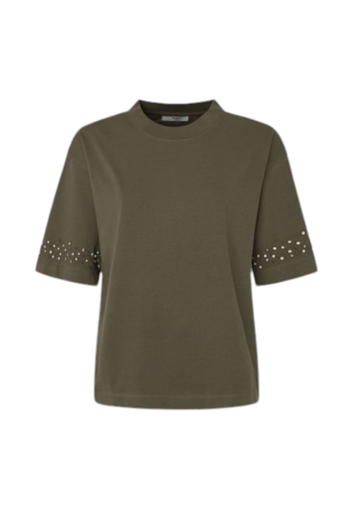 T-Shirt A Maniche Corte Pl505950 Leaf Green