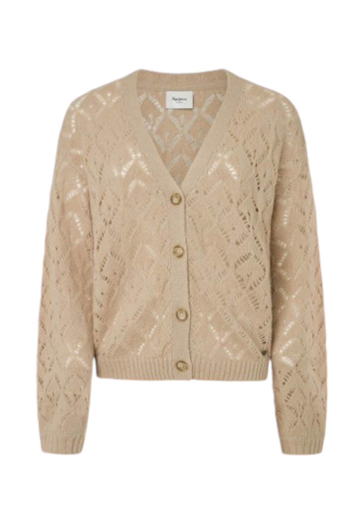 Cardigan Pl702218 Light Beige