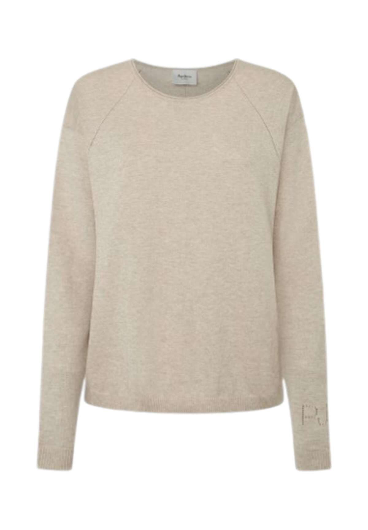 Cardigan Isela Crew Neck PL702221 Light Beige