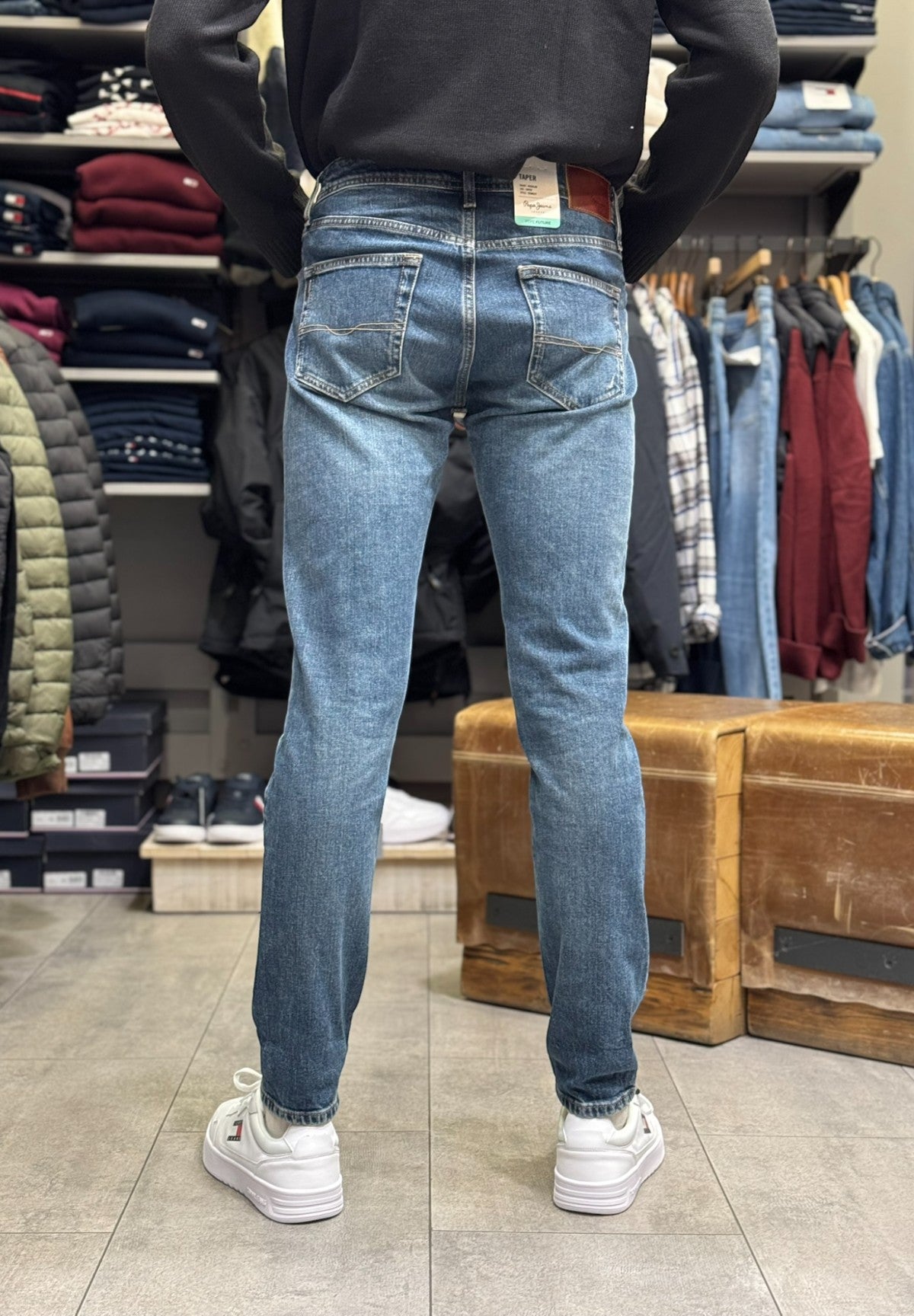 Jeans Tapered Jeans - Lunghezza: 32 PM207390 Denim