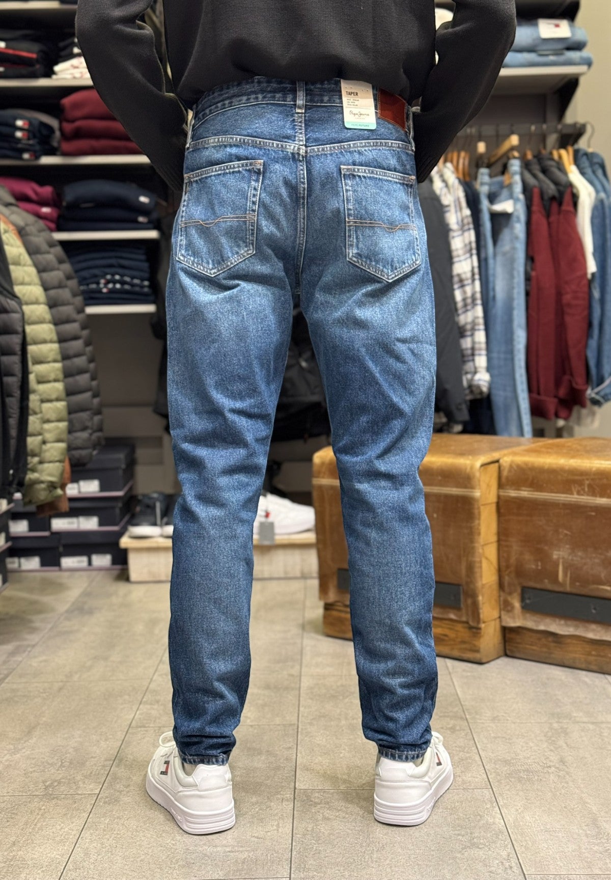 Jeans Tapered Jeans - Lunghezza: 32 PM207392 Denim