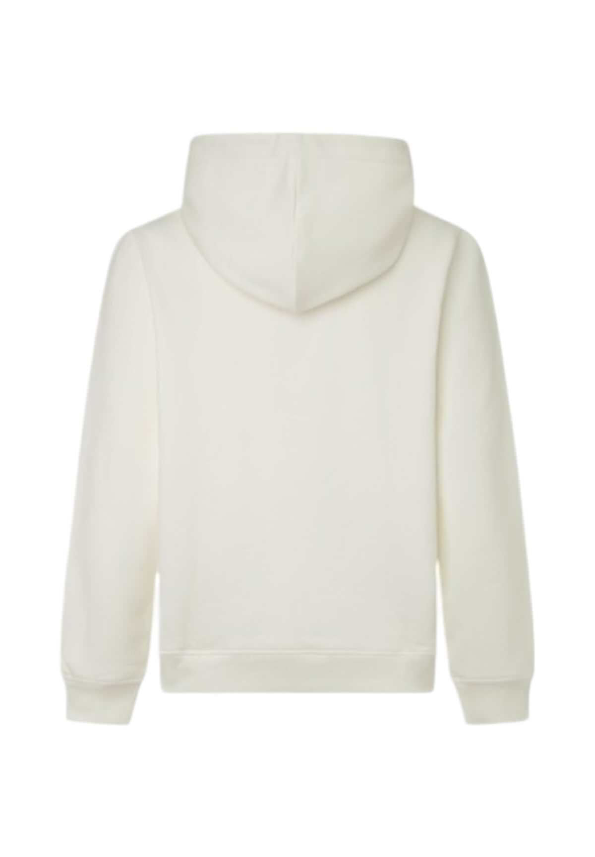 Felpa Pullover con Cappuccio Aris Hoodie PM582734 Off White