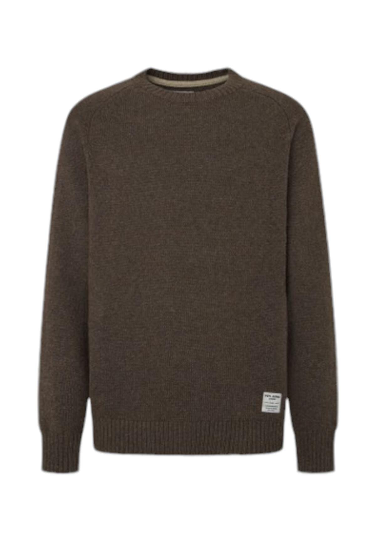 Maglione Girocollo Cred PM702480 Walnut Brown