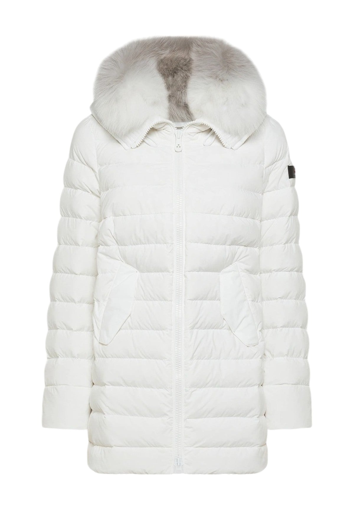 Piumino Pesante Ped4017 - Imb:80% Duck Down 20% Duck Feather ITOKA ML FUR Bianco