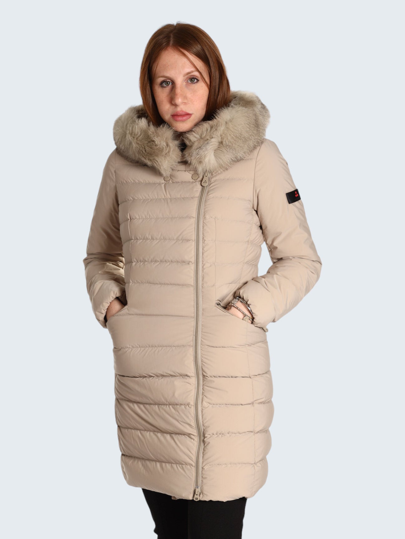 Piumino Pesante Ped3657 - Imb:80% Duck Down 20% Duck Feather SERIOLA ML 04 FUR Sesamo