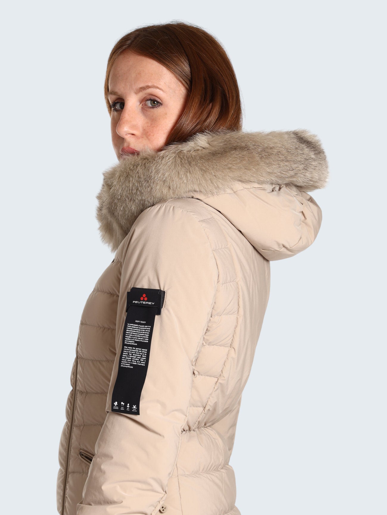 Piumino Pesante Ped3657 - Imb:80% Duck Down 20% Duck Feather SERIOLA ML 04 FUR Sesamo