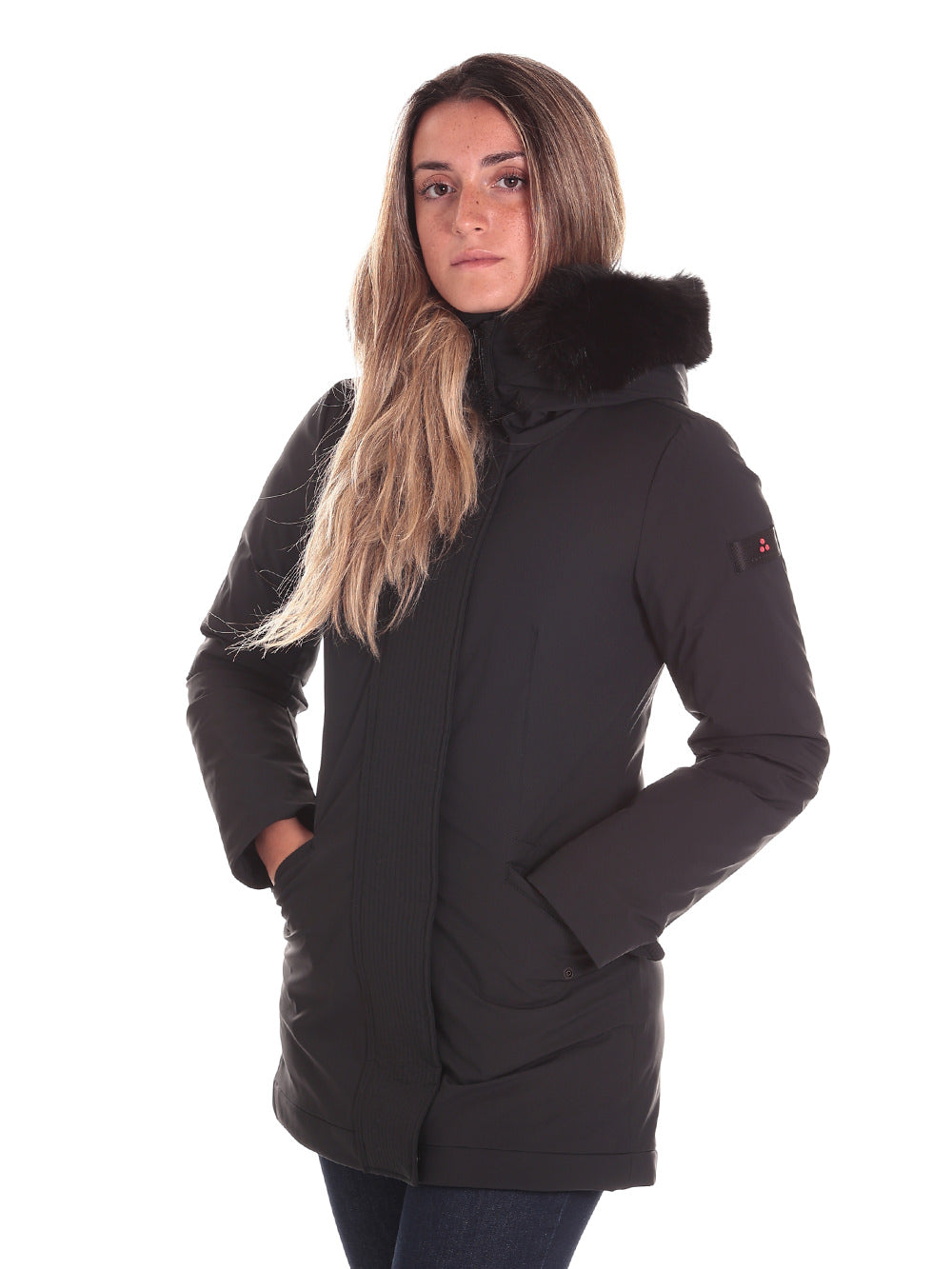 Giubbotto Recycled Hooded Puff K10k113908 Ck Black