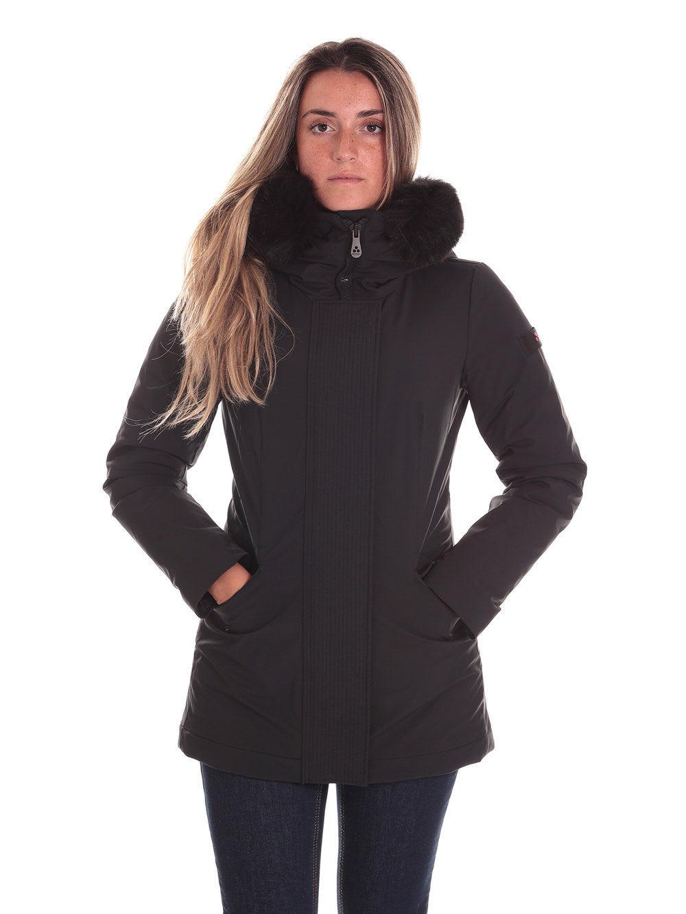 Giubbotto Recycled Hooded Puff K10k113908 Ck Black