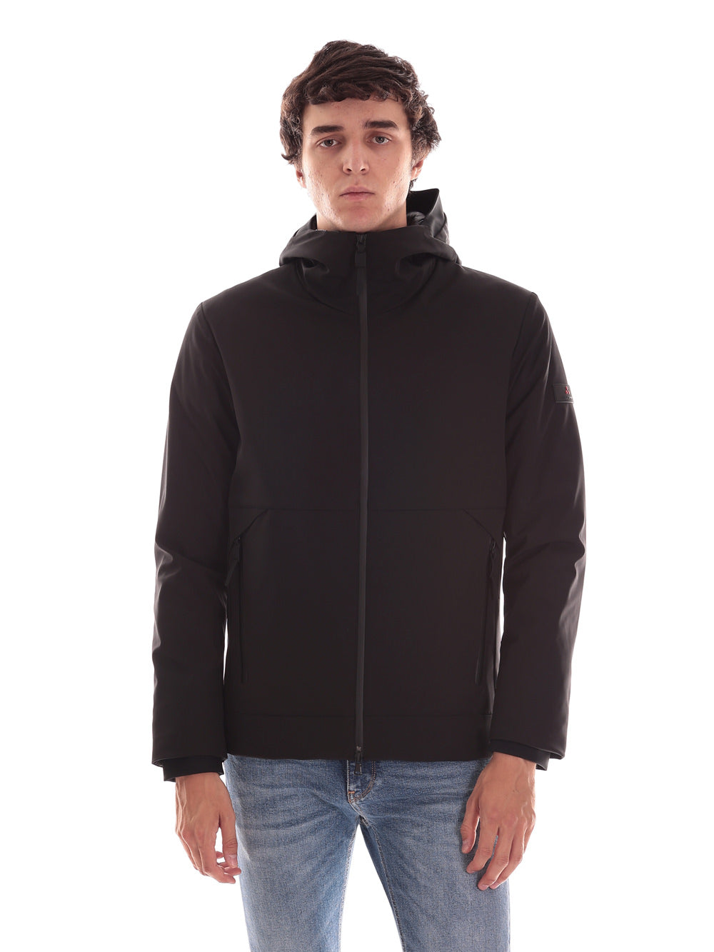 Giubbotto Recycled Hooded Puff K10k113908 Ck Black