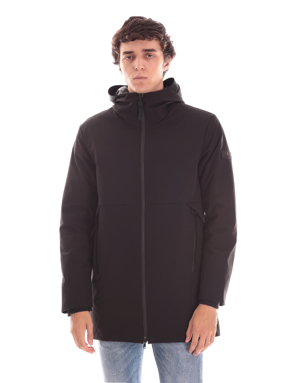 Giubbotto Recycled Hooded Puff K10k113908 Ck Black