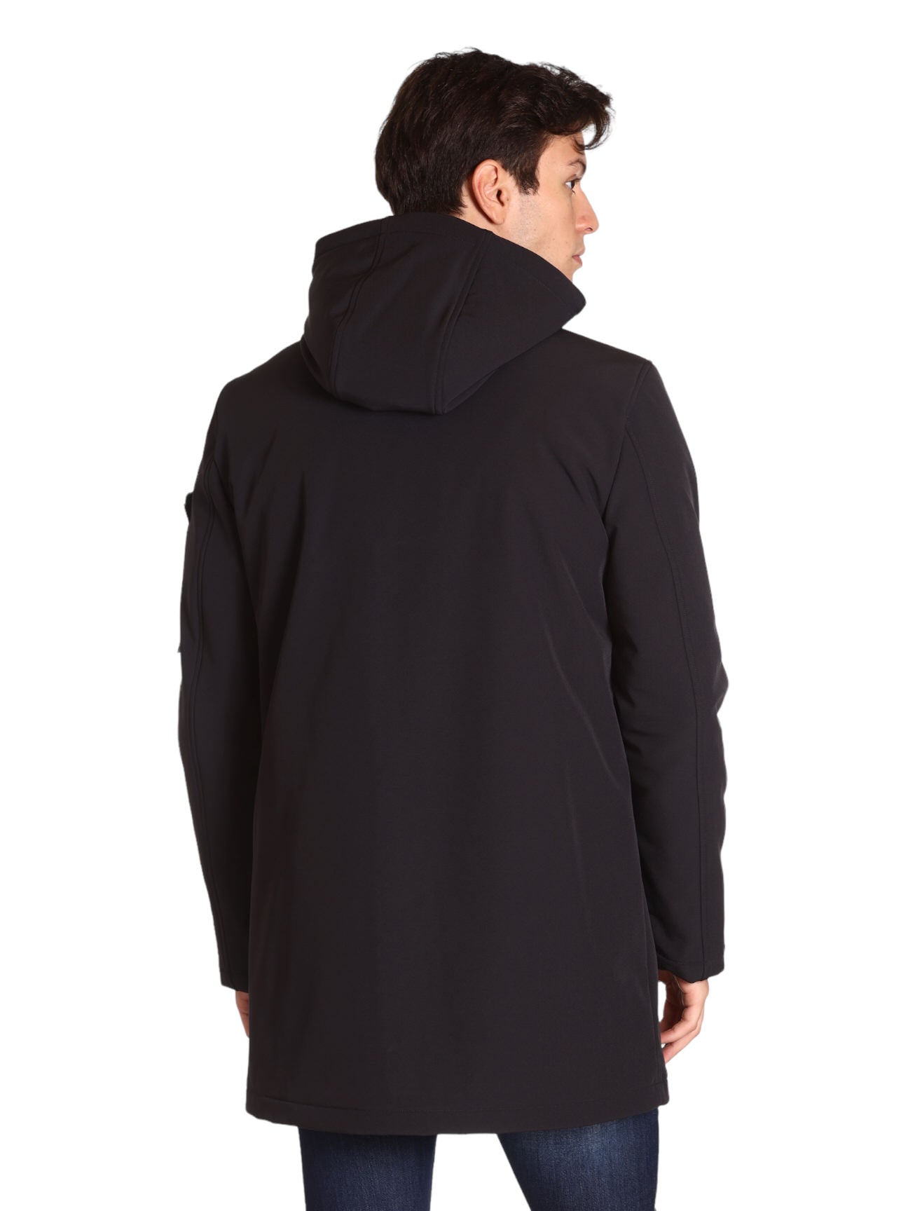 Giubbotto Recycled Hooded Puff K10k113908 Ck Black