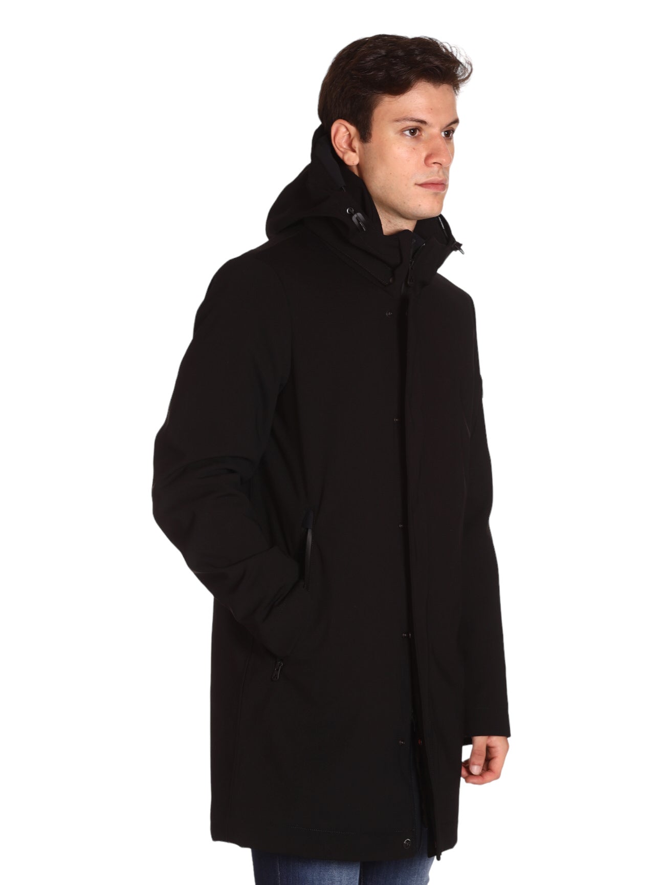 Parka Peu4853 - Imb:100% Polyester ALBALI ND 02 Nero