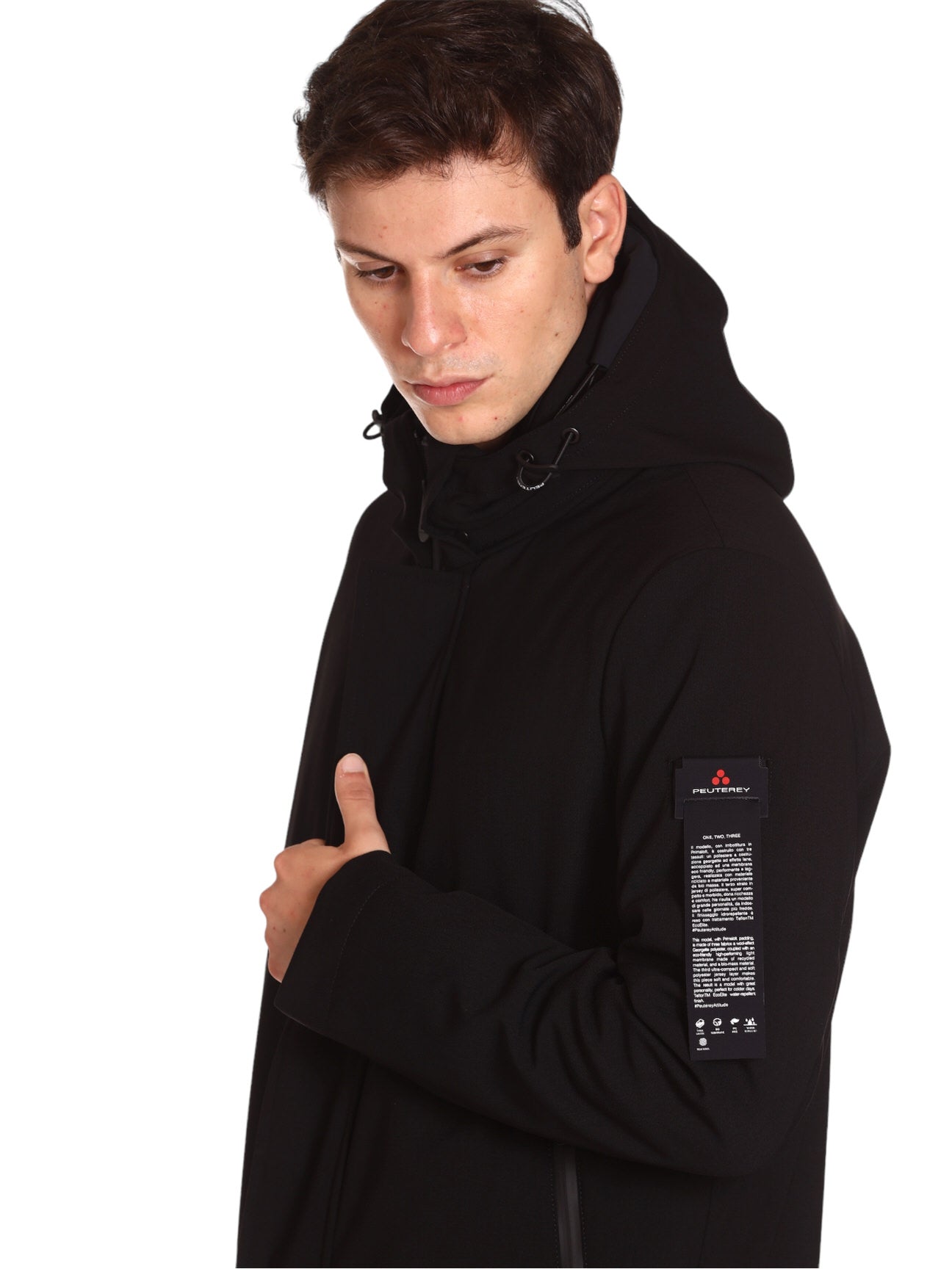 Parka Peu4853 - Imb:100% Polyester ALBALI ND 02 Nero