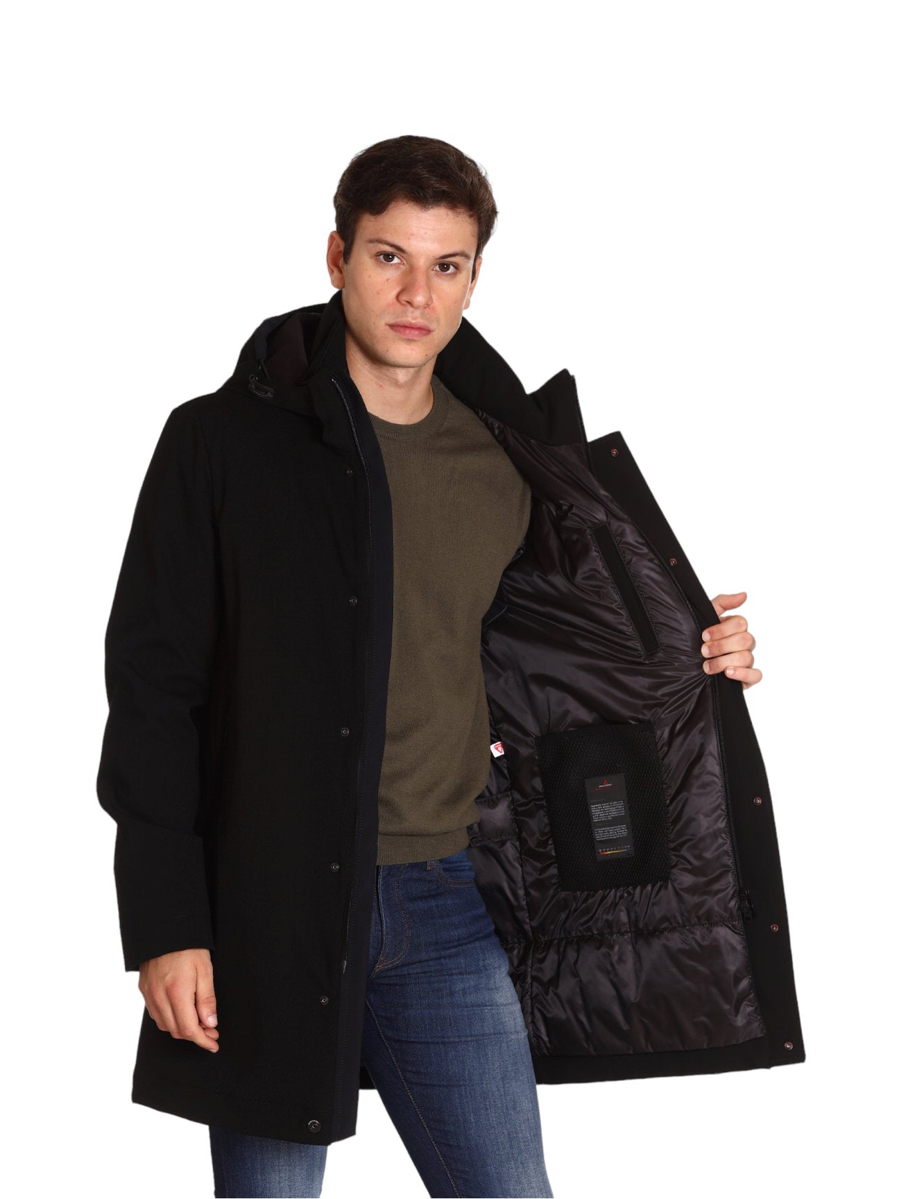 Parka Peu4853 - Imb:100% Polyester ALBALI ND 02 Nero