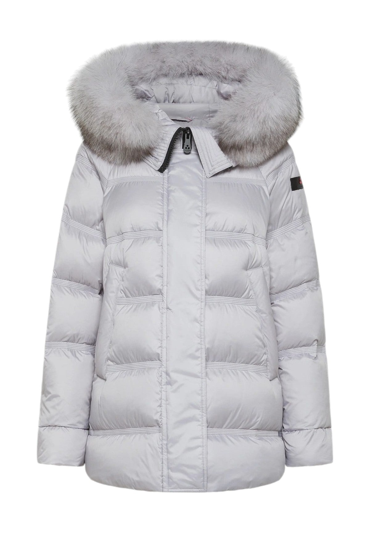 Piumino Pesante Ped5110 - Imb:90% White Goose Down 10% Goose Fe TAKAN MQS 03 FUR Grigio Gelo