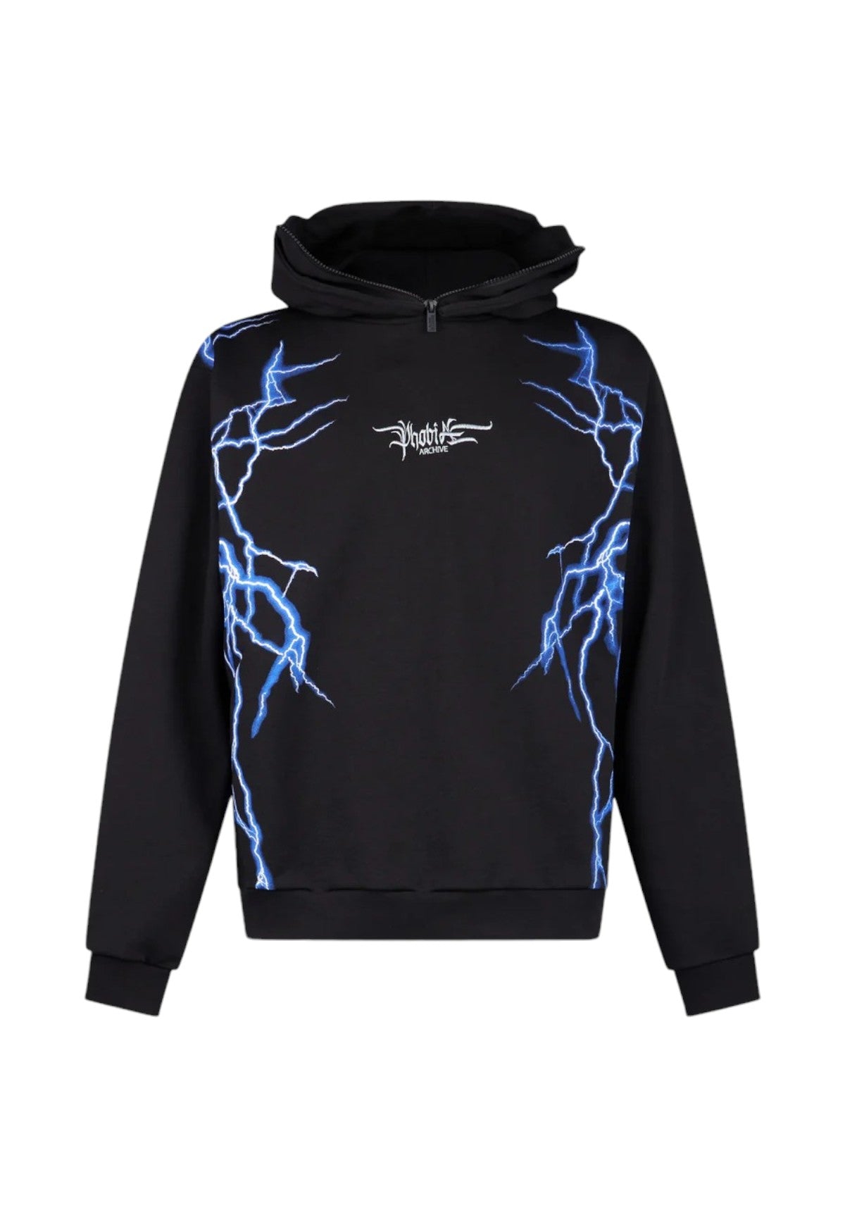 Felpa Pullover con Cappuccio Bl Balaclava Hoodie With Blue New Lightning PH00418BLUE Black