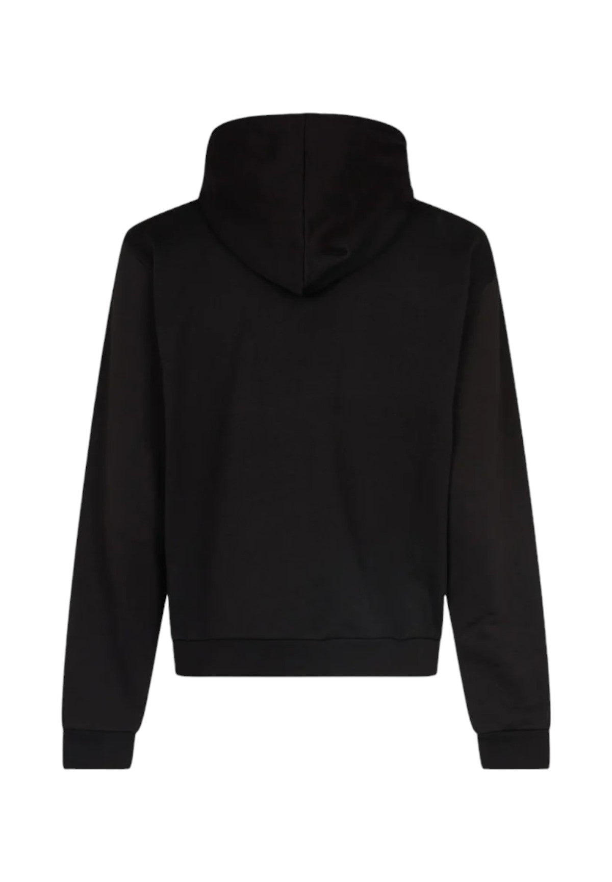 Felpa Pullover con Cappuccio Black Hoodie With Blue Grey Lightning PH00442BLGR Black