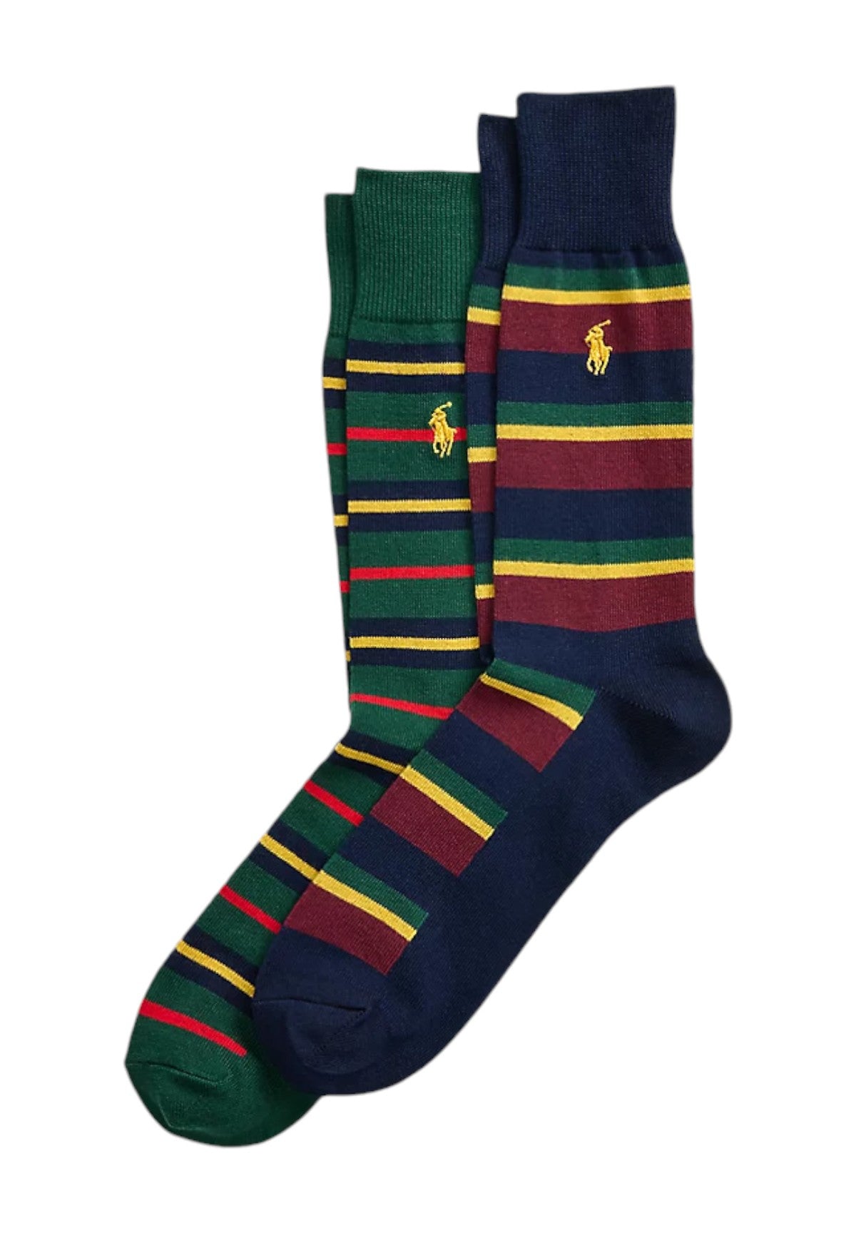 Calzini Repp Stripes-Crew Sock-2 Pack 449958825001 Navy