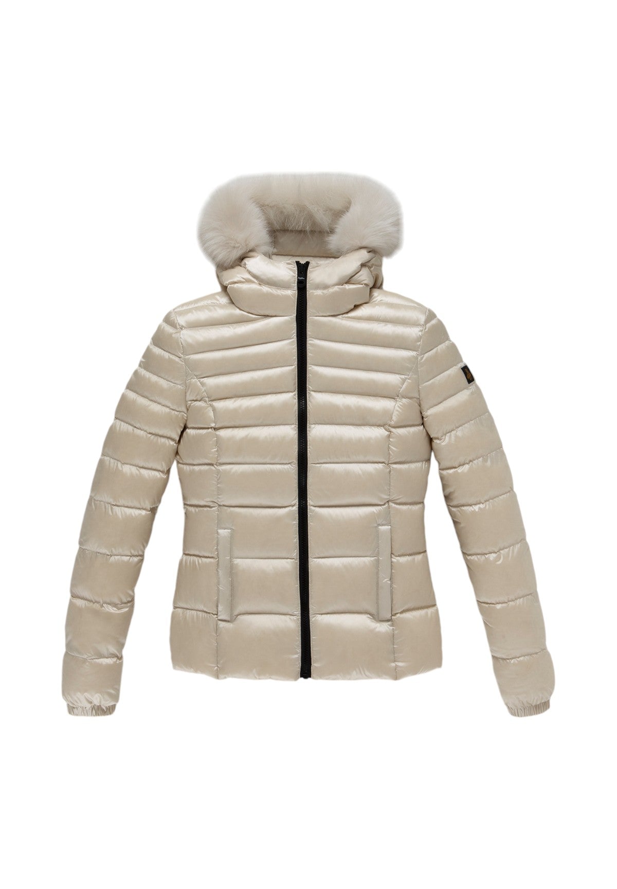 Piumino Pesante W97618 Ra0035 MEAD FUR JACKET Tofu