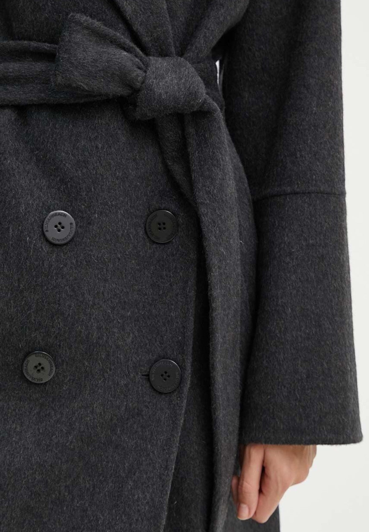 Cappotto Cappotto Doppiopetto GPA24016CP Grey Dark Melange