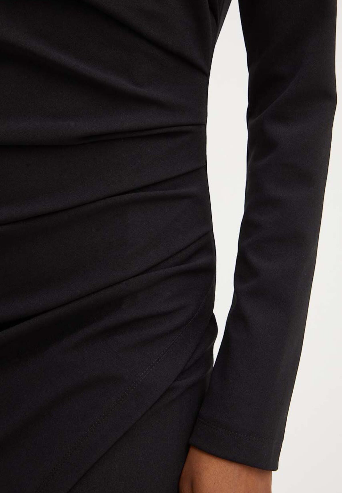 Vestito Abito con Drappeggi GPA24041VE Black